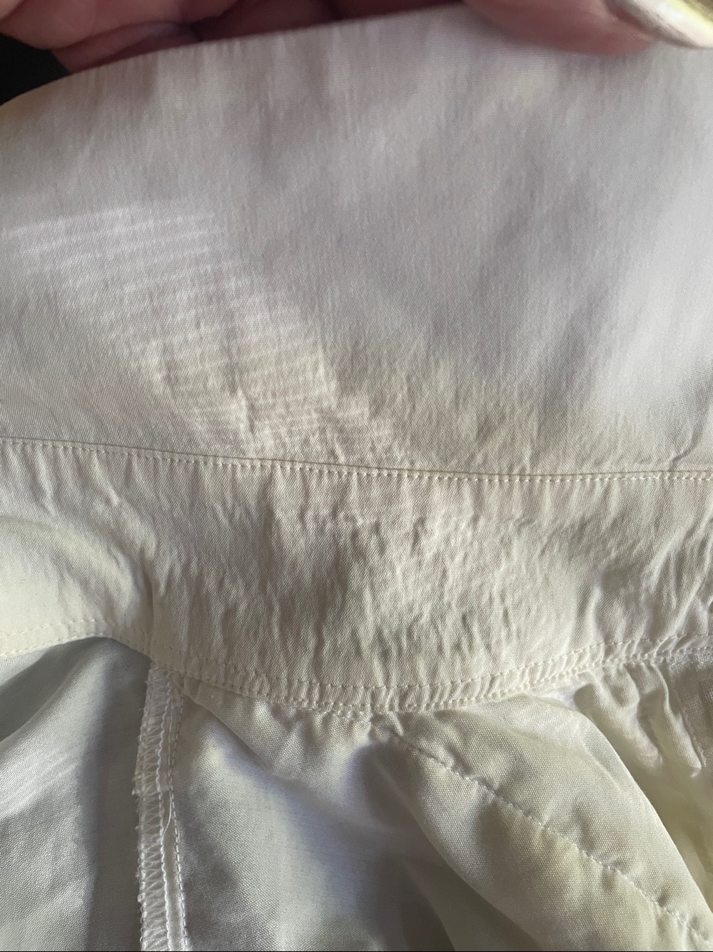 Vintage Maria DI Ripabianca White Ruffle-Front Dress Shirt - Picture 8 of 9